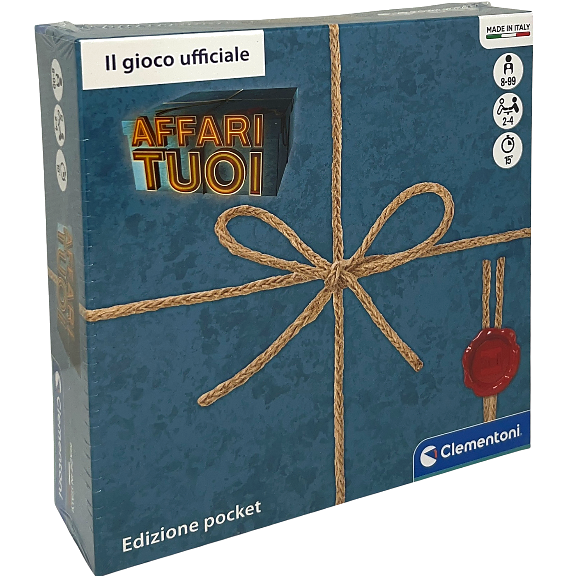 Affari Tuoi Edizione Pocket Gioco da Tavolo Veloce 15 Minuti per Famiglie 2-4 Giocatori da 8 Anni- 16660
