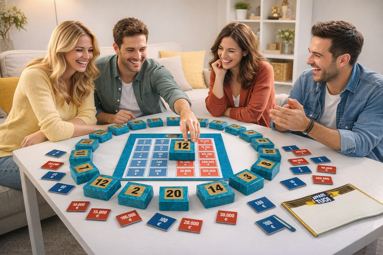 Affari Tuoi Edizione Pocket Gioco da Tavolo Veloce 15 Minuti per Famiglie 2-4 Giocatori da 8 Anni- 16660