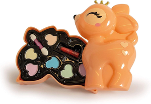 Clementoni Crazy Chic Trucchi Trousse Cerbiatto Ombretti Lipstick Sicuro per Bambine - 18631