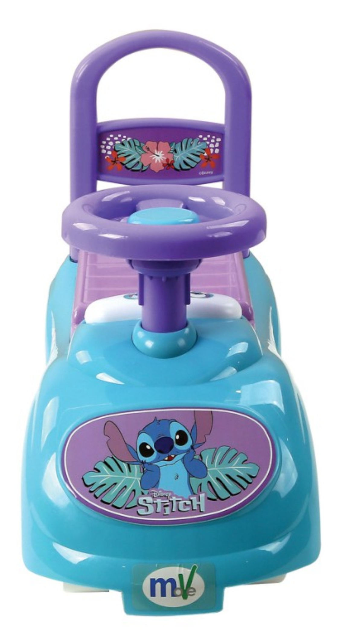 Prima Auto Cavalcabile con Telefono Stitch DISNEY 3 in 1 Macchinina Primi Passi Portagiochi - 42748