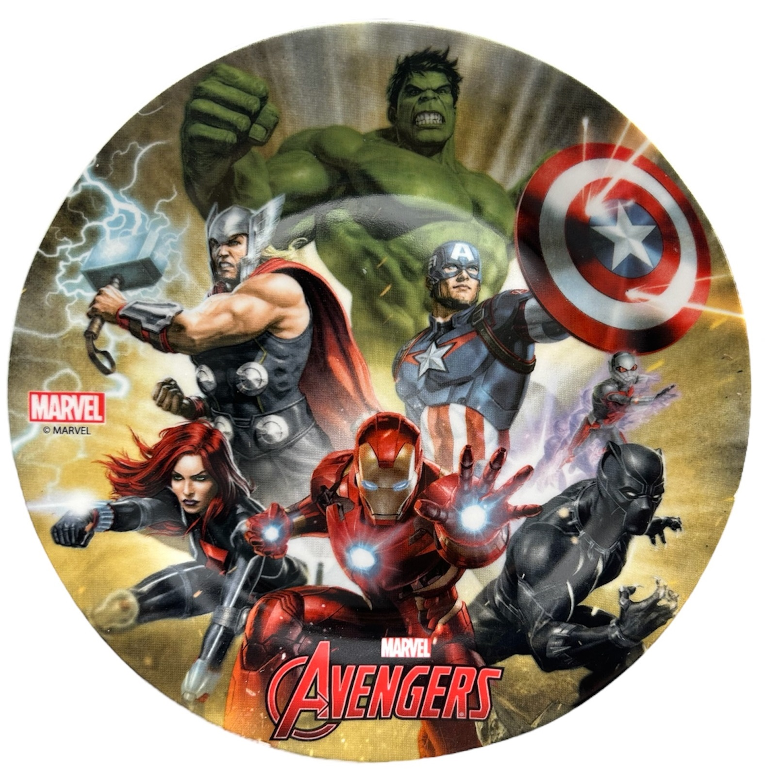 Piatto Piano in Ceramica Avengers MARVEL - 10094543