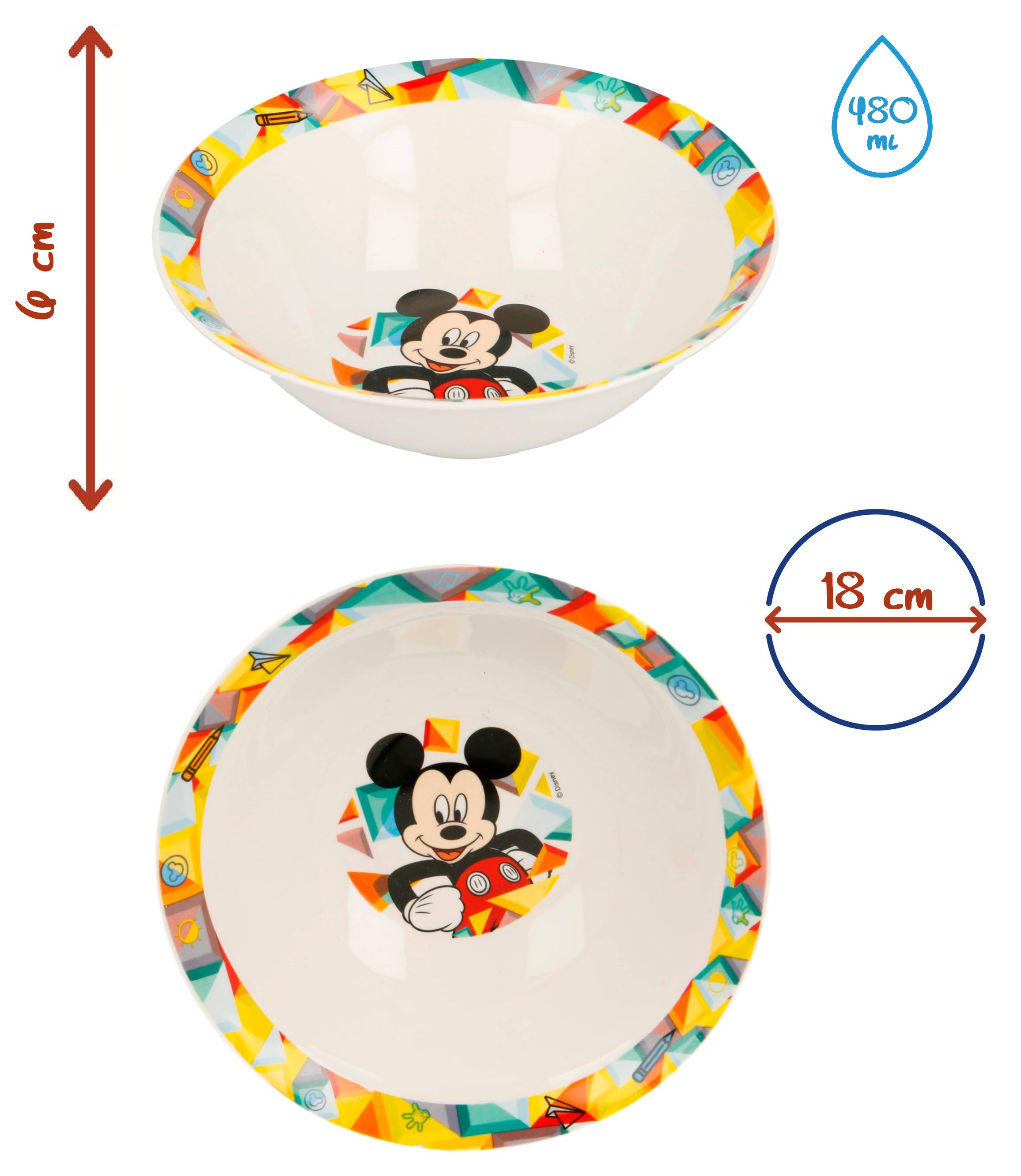 Ciotola in Ceramica Topolino DISNEY - 10094550