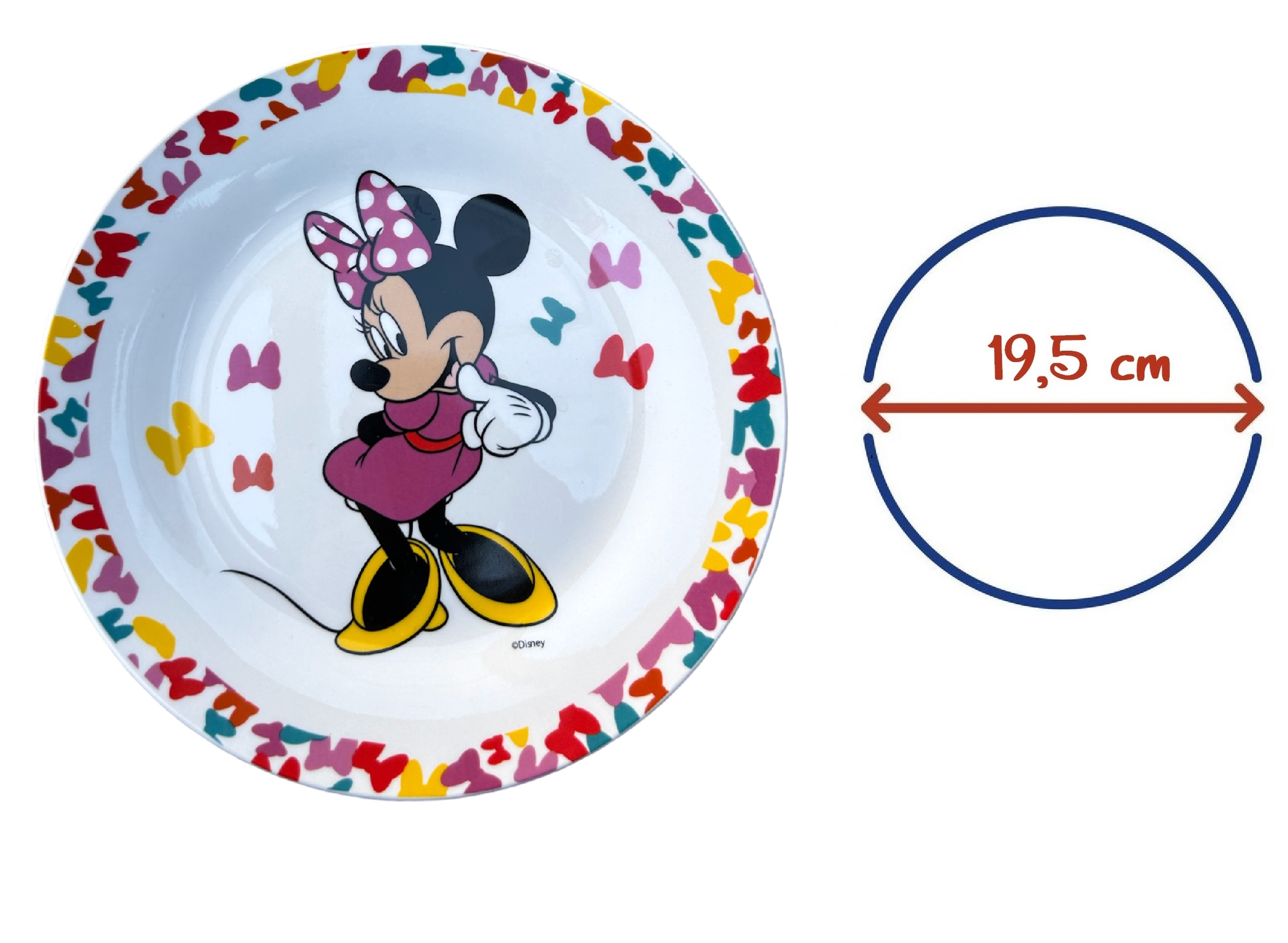 Piatto Piano in Ceramica Minnie DISNEY - 10094551