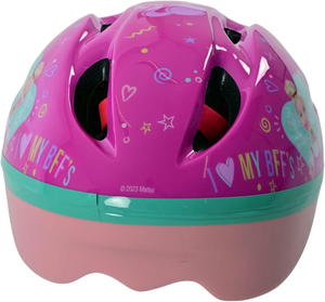 Casco Protettivo Barbie Mattel per Bici Regolabile 52-56 CM Omologato con Ventilazione - 1172