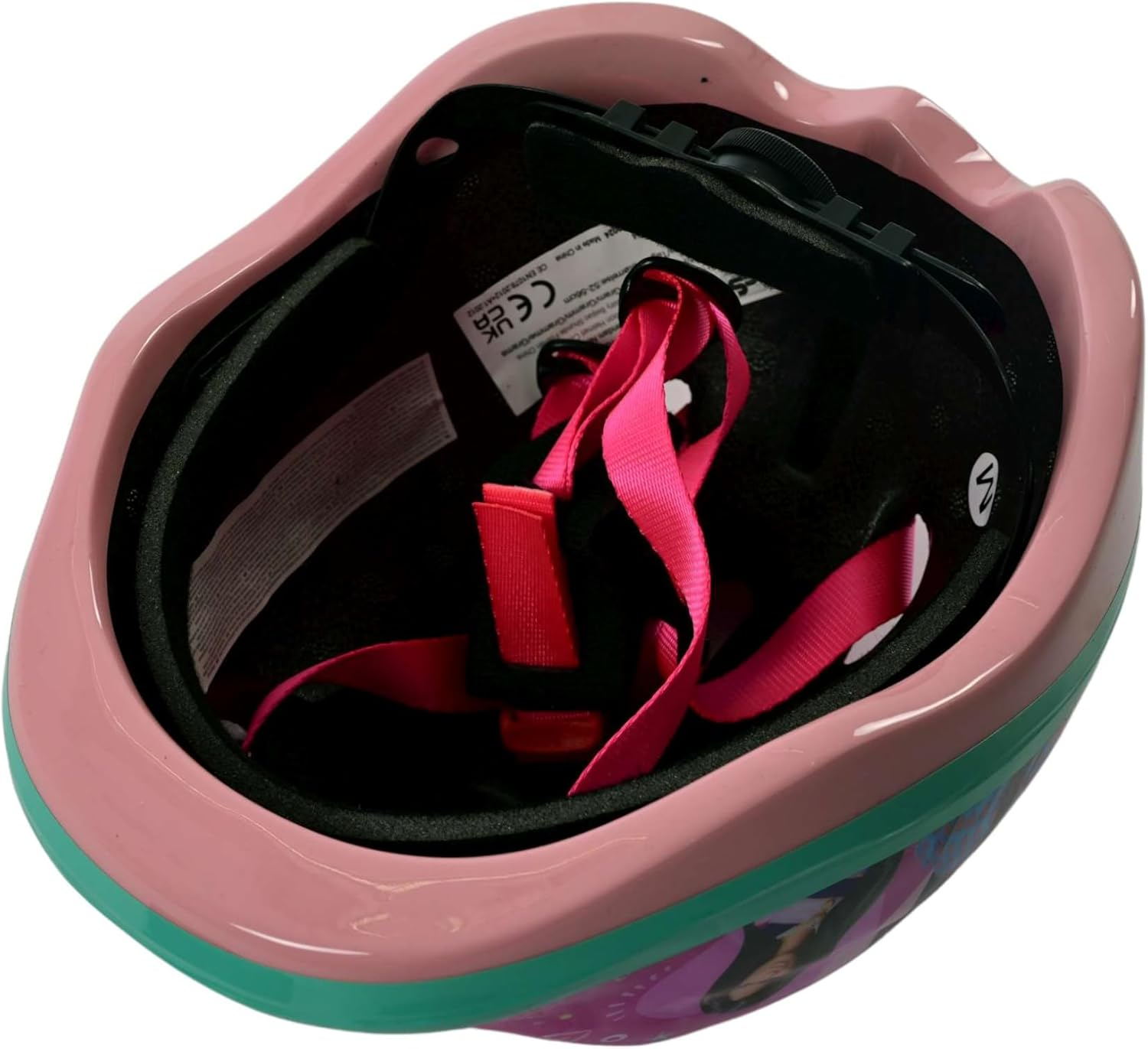 Casco Protettivo Barbie Mattel per Bici Regolabile 52-56 CM Omologato con Ventilazione - 1172
