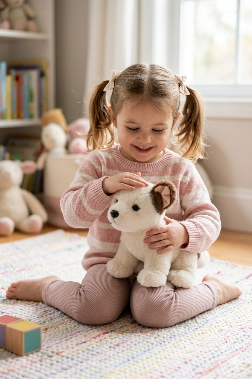 Peluche Jack Russell CM 25 Pupazzo per Bambini Lelly - 642308