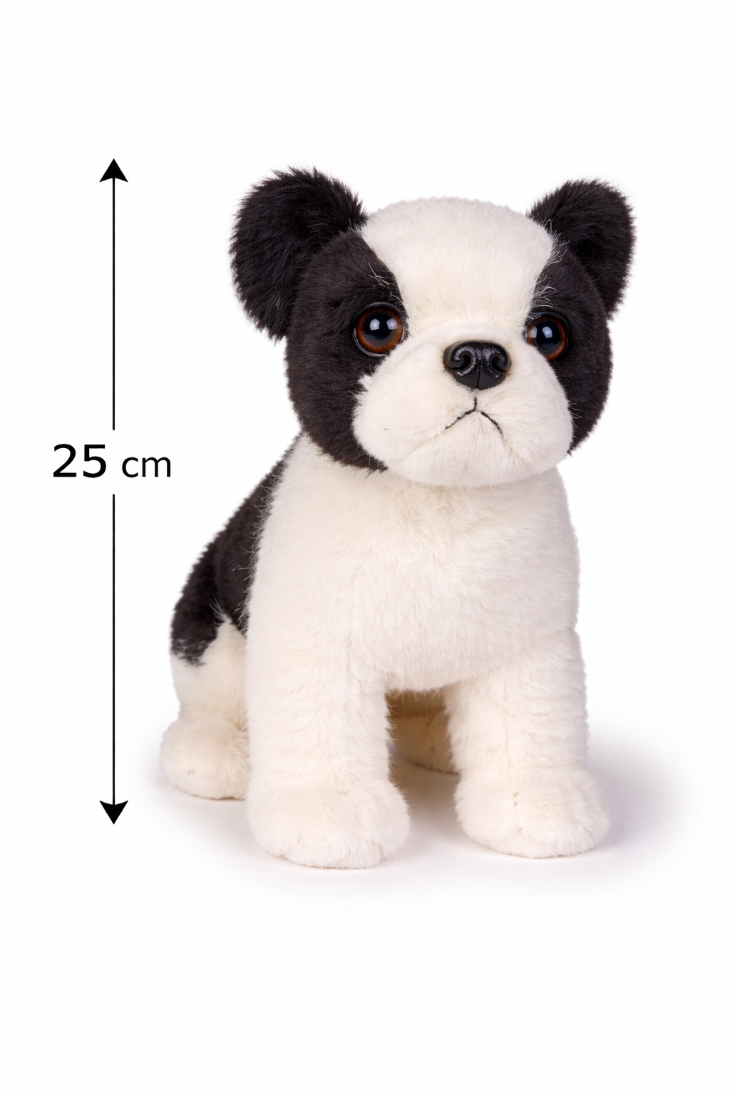 Peluche Boston Terrier CM 25 Pupazzo per Bambini Lelly - 642308