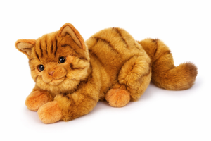 Peluche Gatto Milu CM 25 Pupazzo Gatto Arancione per Bambini Lelly - 631904