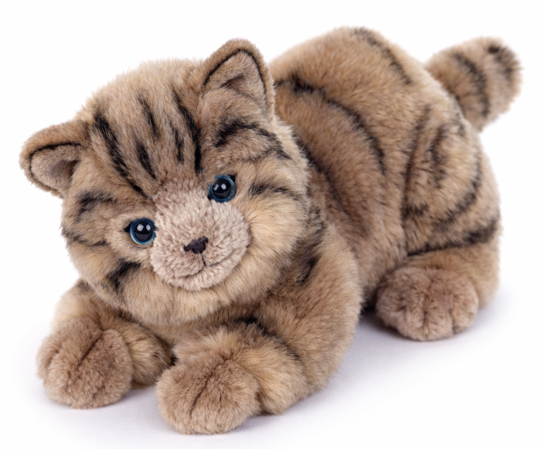 Peluche Gatto Milu CM 25 Pupazzo Gatto Grigio per Bambini Lelly - 631904