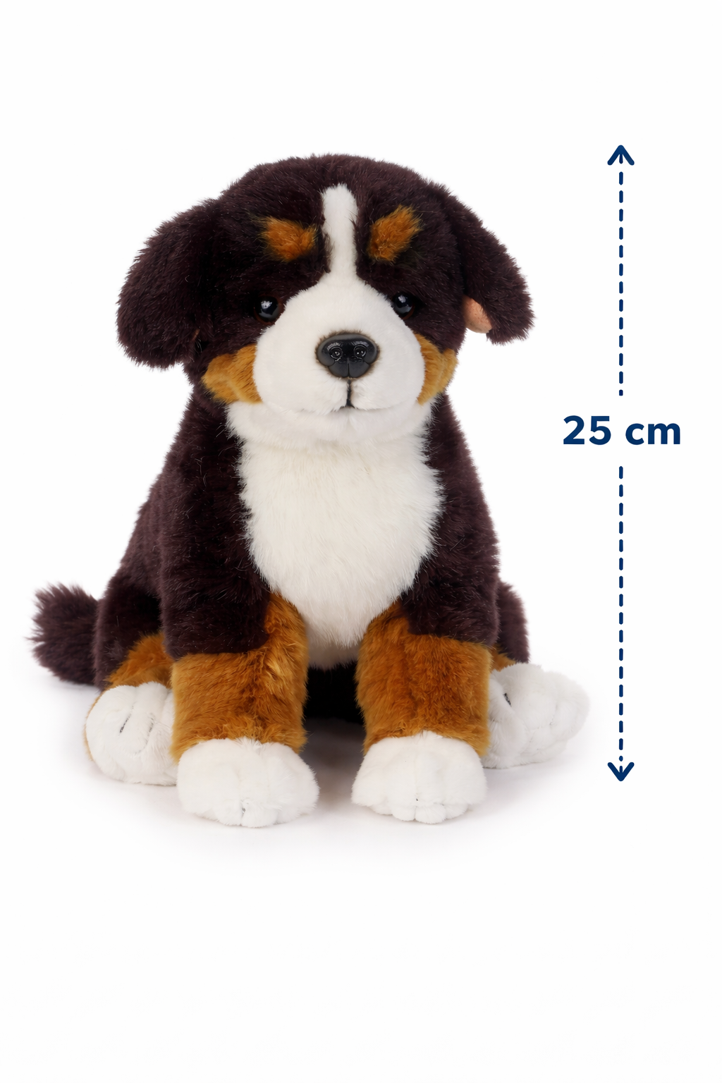 Peluche Cane Bernese CM 25 Pupazzo Cucciolo per Bambini Lelly - 642309
