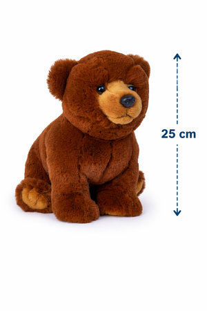 Peluche Orso Bruno CM 25 Pupazzo per Bambini Lelly - 650003