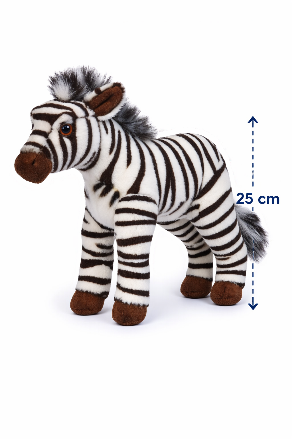 Peluche Zebra CM 25 Pupazzo per Bambini Lelly - 650010