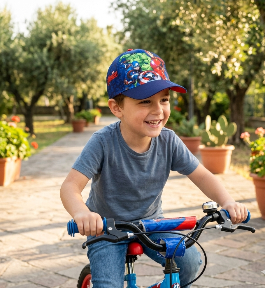 Cappello con Visiera Avengers MARVEL Berretto con Chiusura Regolabile Bambino - Ave36-0311