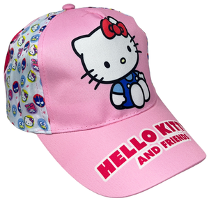 Cappello con Visiera Hello Kitty Sanrio Berretto con Chiusura Regolabile Bambino - Hk37-0150