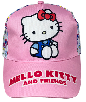 Cappello con Visiera Hello Kitty Sanrio Berretto con Chiusura Regolabile Bambino - Hk37-0150