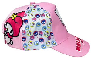 Cappello con Visiera Hello Kitty Sanrio Berretto con Chiusura Regolabile Bambino - Hk37-0150