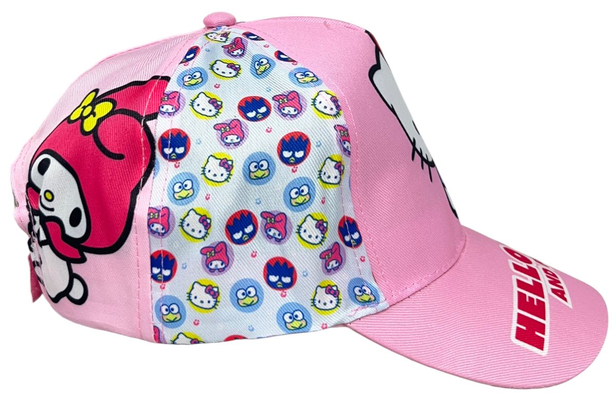 Cappello con Visiera Hello Kitty Sanrio Berretto con Chiusura Regolabile Bambino - Hk37-0150