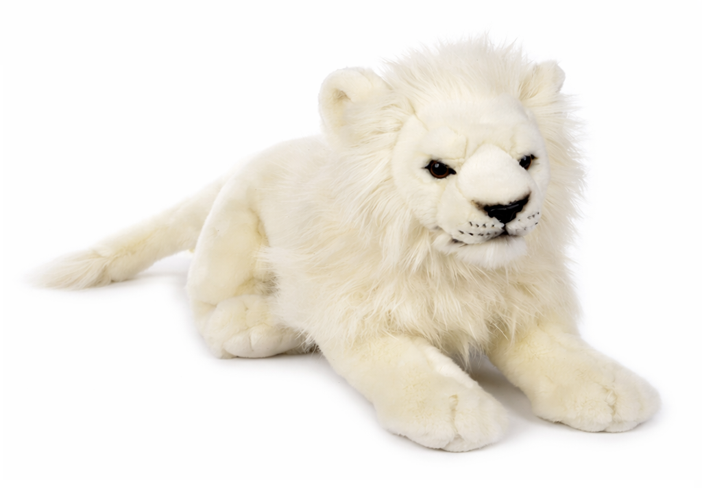 Peluche Leone Bianco CM 53 Pupazzo per Bambini Lelly - 650014