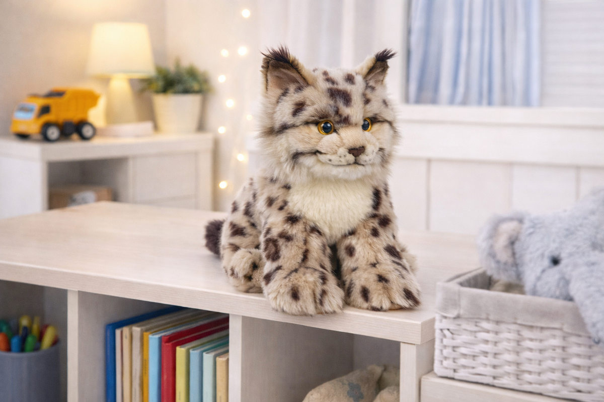 Peluche Lince CM 25 Pupazzo per Bambini Lelly - 650021