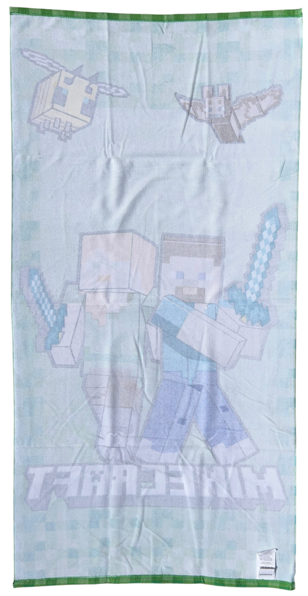 Telo Mare Minecraft Asciugamano per Bambini in Microfibra CM 140x70 - Mnc37-6004