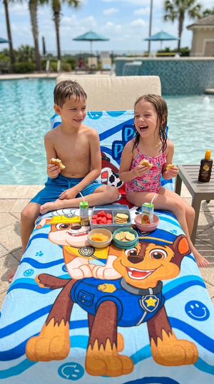 Telo Mare Paw Patrol Asciugamano per Bambini in Microfibra CM 140x70 - Paw36-5018