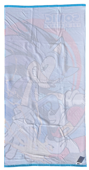 Telo Mare Sonic Asciugamano per Bambini in Microfibra CM 140x70 - Son37-6108