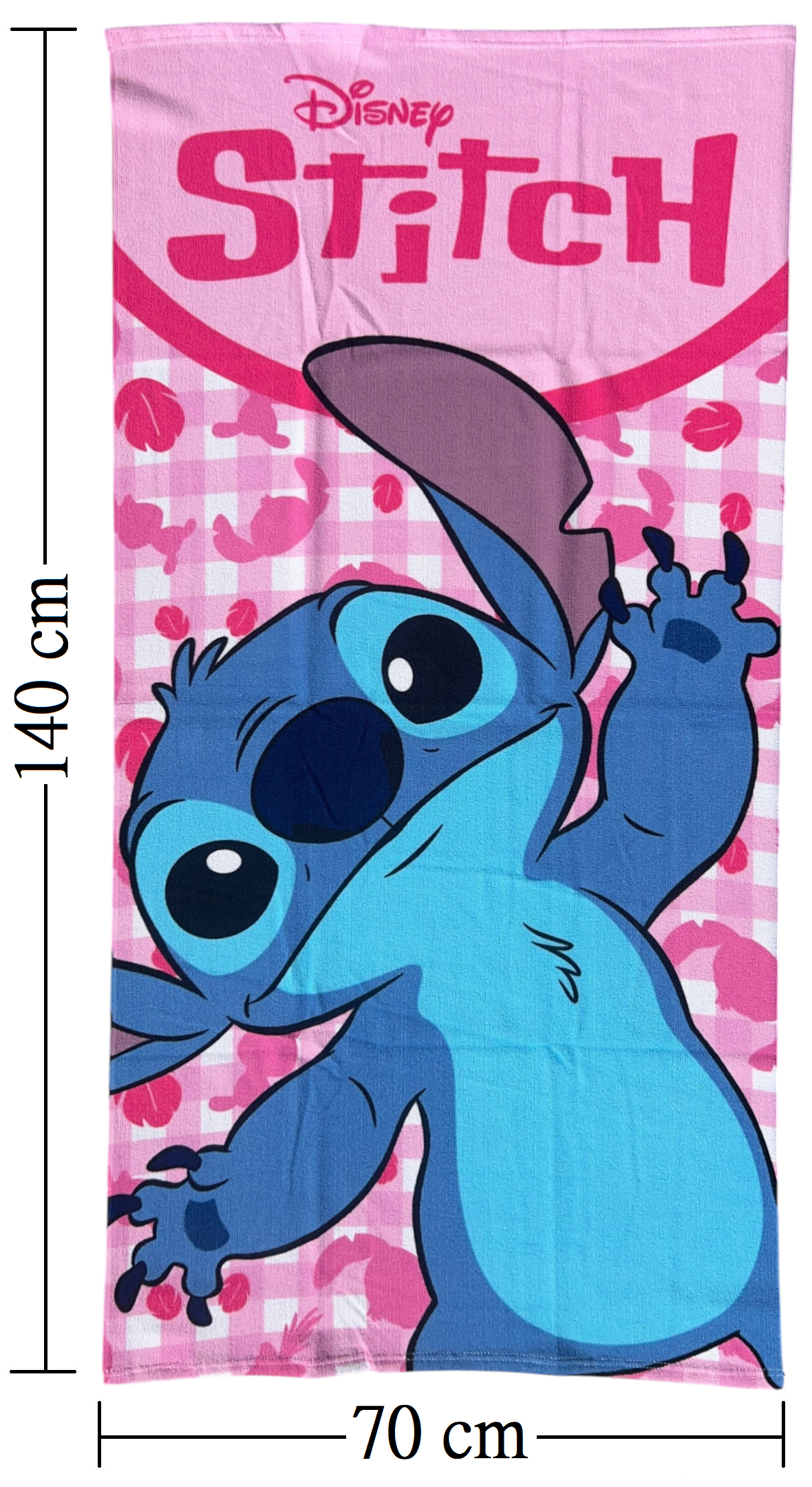 Telo Mare Stitch DISNEY Asciugamano per Bambini in Microfibra CM 140x70 - Lil37-6012