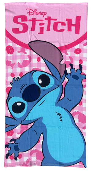 Telo Mare Stitch DISNEY Asciugamano per Bambini in Microfibra CM 140x70 - Lil37-6012