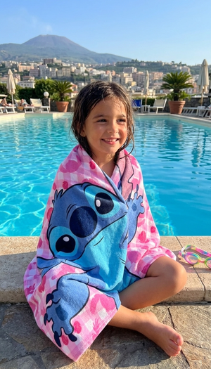 Telo Mare Stitch DISNEY Asciugamano per Bambini in Microfibra CM 140x70 - Lil37-6012