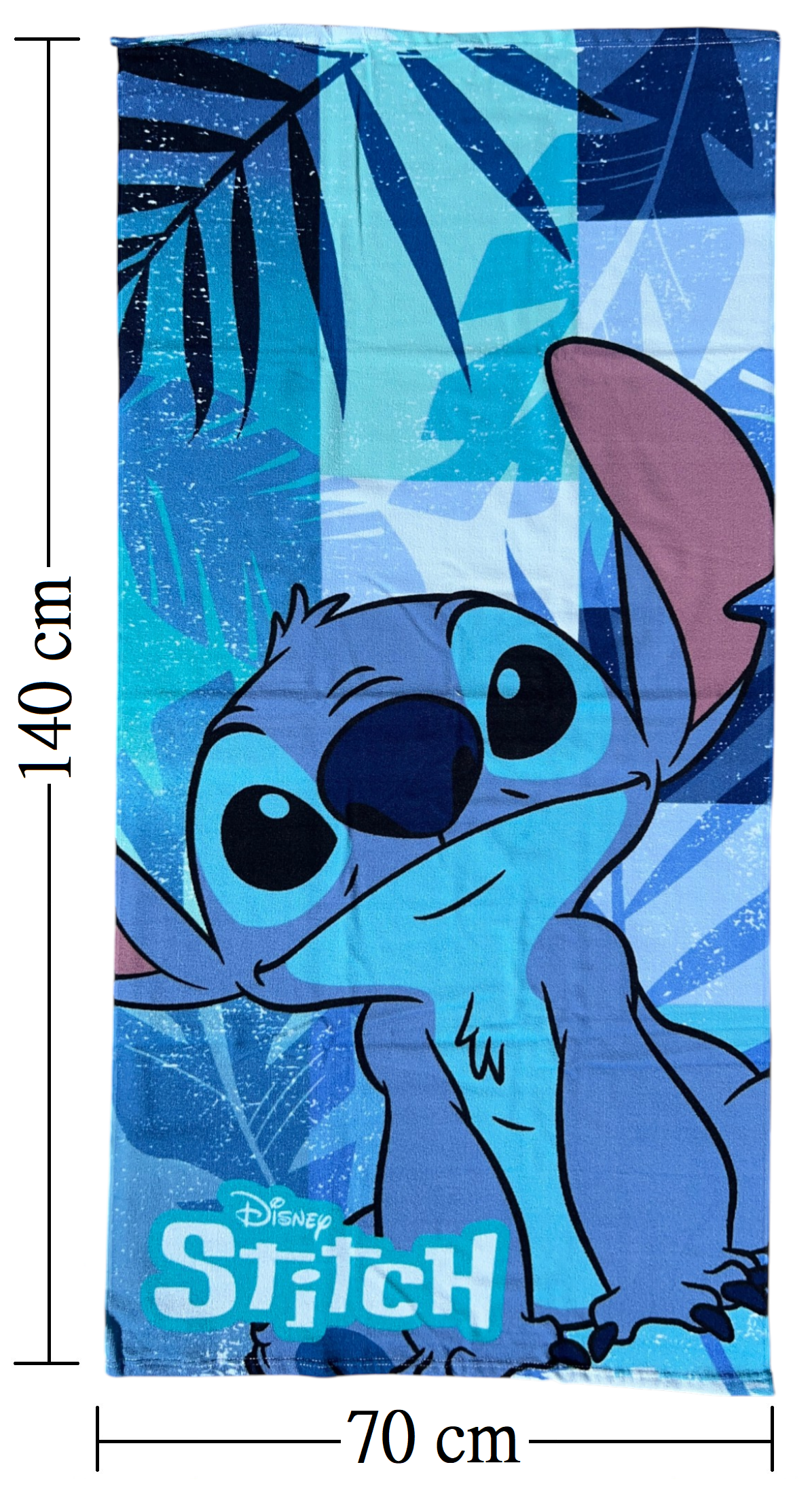 Telo Mare Stitch DISNEY Asciugamano per Bambini in Microfibra CM 140x70 - Lil37-6015