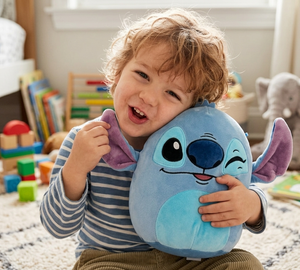 Cuscino Squishy Stitch DISNEY Morbido Peluche 3d 25 CM Accessorio Decorativo Cameretta - Lil36-5760