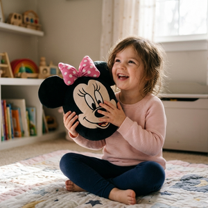 Cuscino Squishy Minnie DISNEY Morbido Peluche 3d 25 CM Accessorio Decorativo Cameretta - Min36-5204