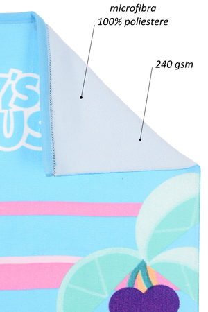 Telo Mare Gabby's Dollhouse Microfibra Asciugamano Bambine Ideale Spiaggia Piscina - Ez18037