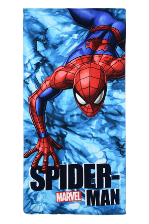 Telo Mare Spiderman MARVEL Microfibra Asciugamano Bambini Ideale Spiaggia Piscina - Ez18173