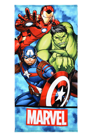 Telo Mare Avengers MARVEL Microfibra Asciugamano Bambini Ideale Spiaggia Piscina - Ez18189