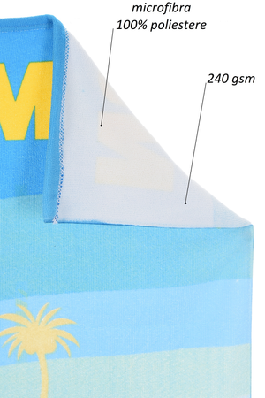 Telo Mare Pokémon Microfibra Asciugamano Bambini Ideale Spiaggia Piscina - Ez18139