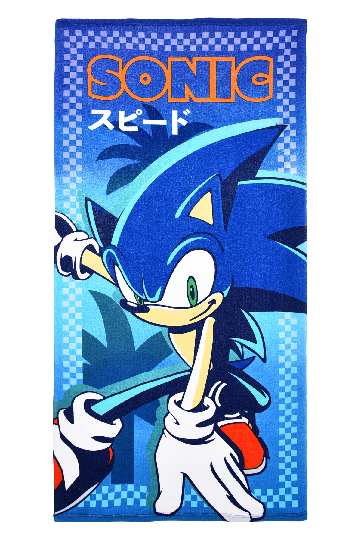 Telo Mare Sonic the Hedgehog Microfibra Asciugamano Bambini Ideale Spiaggia Piscina - Ez18142