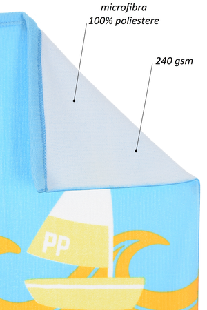 Telo Mare Paw Patrol Microfibra Asciugamano Bambini Ideale Spiaggia Piscina - Ez18125