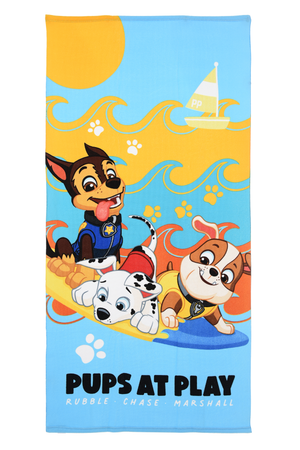 Telo Mare Paw Patrol Microfibra Asciugamano Bambini Ideale Spiaggia Piscina - Ez18125