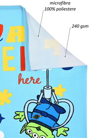 Telo Mare Toy Story DISNEY Pixar Microfibra Asciugamano Bambini Ideale Spiaggia Piscina - Ez18211