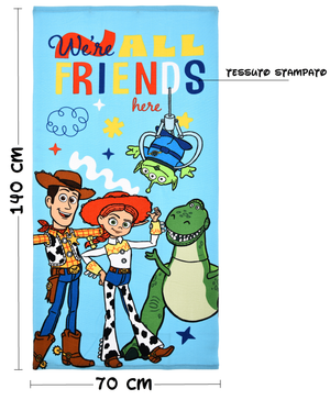 Telo Mare Toy Story DISNEY Pixar Microfibra Asciugamano Bambini Ideale Spiaggia Piscina - Ez18211