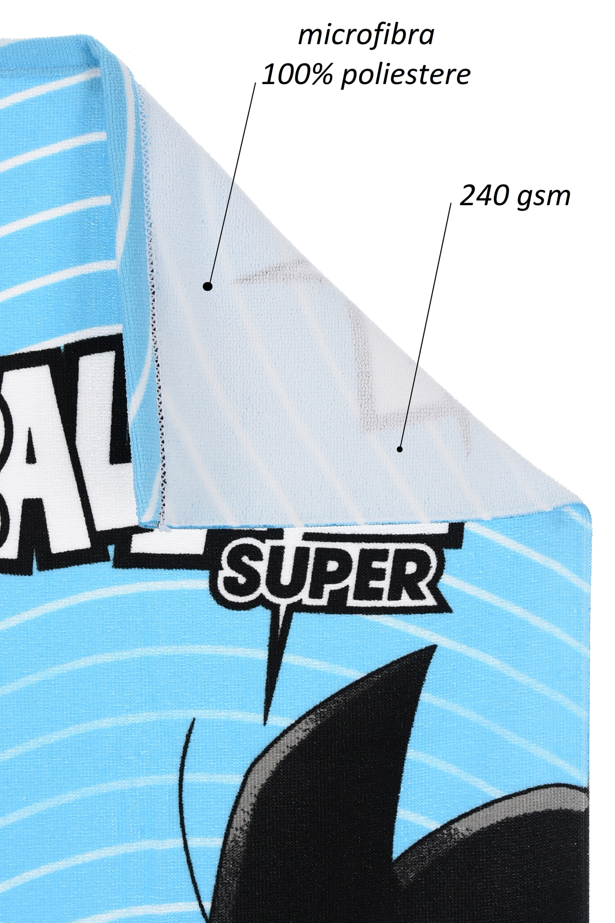 Telo Mare Dragon Ball Super in Microfibra Asciugamano Bambini Ideale Spiaggia Piscina - Ez18120