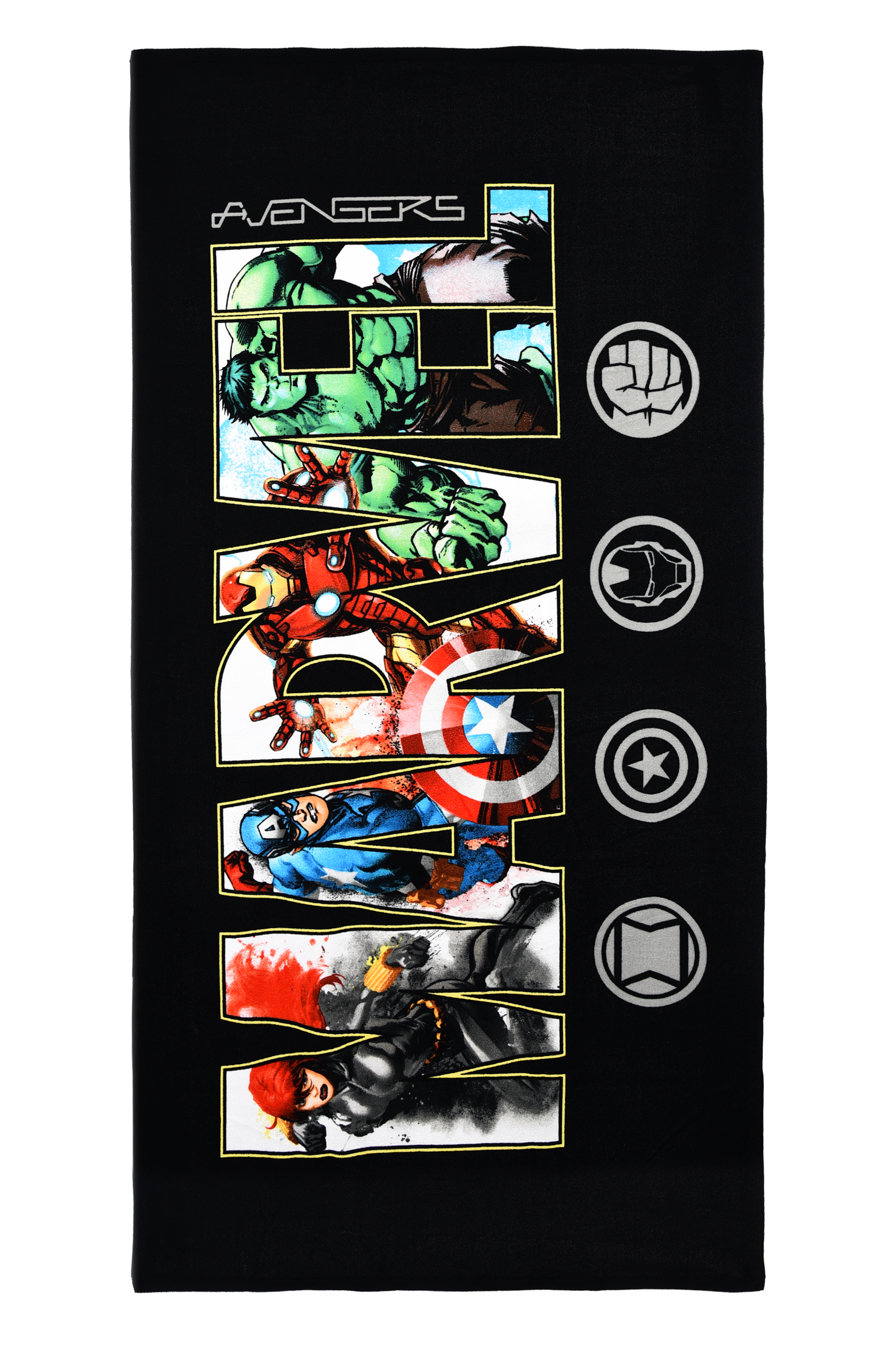 Telo Mare Avengers MARVEL Asciugamano per Adulti in Microfibra 170x90 CM Spiaggia Piscina - Ez37002