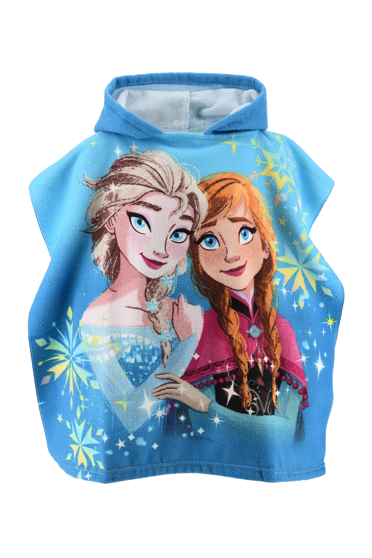 Poncho Mare Frozen DISNEY Microfibra Accappatoio con Cappuccio 110x55 CM - Ez18058