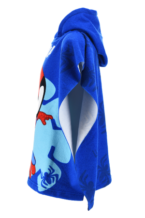 Poncho Mare Spidey MARVEL Microfibra Accappatoio con Cappuccio 110x55 CM Spiaggia Piscina - Ez18153