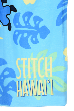Mantella Mare Stitch DISNEY Telo con Cappuccio 3d 70x140 CM in Microfibra Bagno Piscina Spiaggia - Ez18220