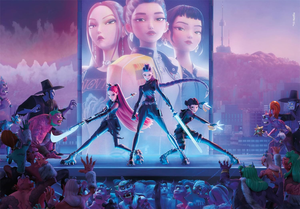 Puzzle Clementoni 1000 Pezzi K-Pop Demon Hunters Zoey Rumi Mira per Ragazzi e Adulti con Poster - 388876