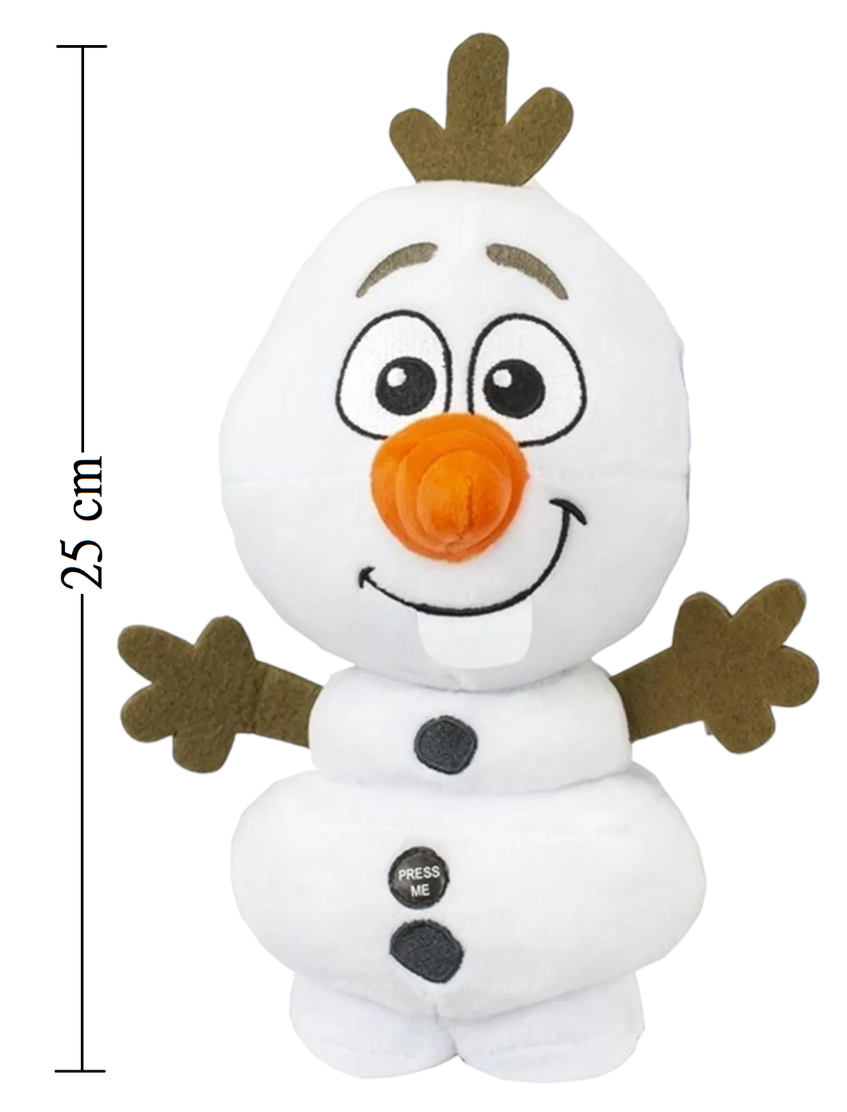 Peluche Olaf Frozen Morbido Pupazzo DISNEY con Suono 25 CM - Dfr-9420-3