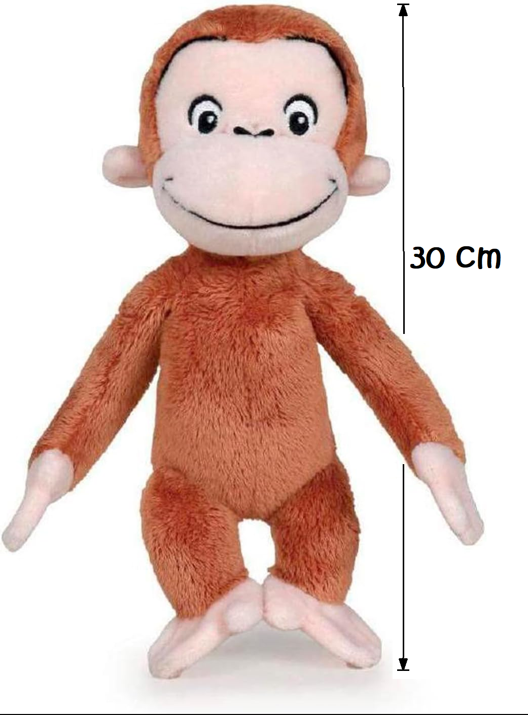 Peluche Curioso Come George Morbido Pupazzo Universal 30 CM - Cuu09000