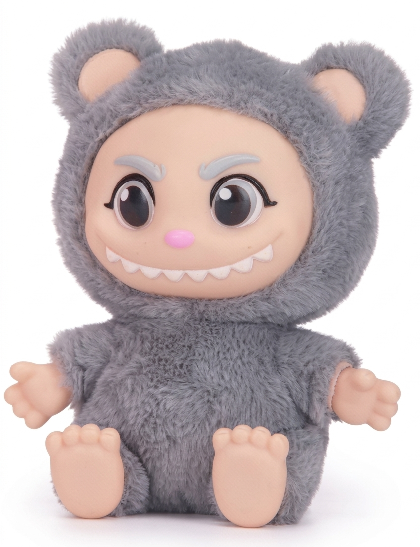 Peluche Onikuma Grigio Ash PVC 25 CM - 49511skd/grigio
